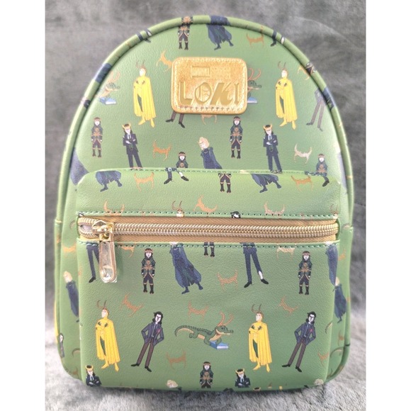 Loki Marvel Studios Loungefly Mini Backpack NWT - Picture 1 of 9